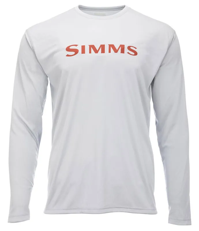 Simms Tech Tee Langarmhemd sterling- XXL