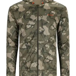 Simms Challenger Full-Zip Hoody Kapuzenpullover regiment camo olive drab- XL