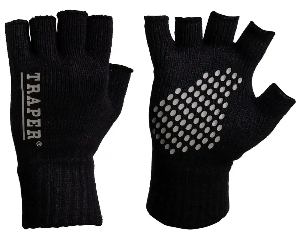 Traper Merino Fishing Gloves Fingerless Handschuh-