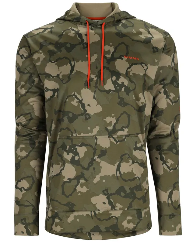 Simms Challenger Hoody Kapuzenpullover regiment camo olive drab- XL