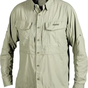 Traper Montana Guide Fishing Shirt olive green-                                                                                                                                                                                                                        L