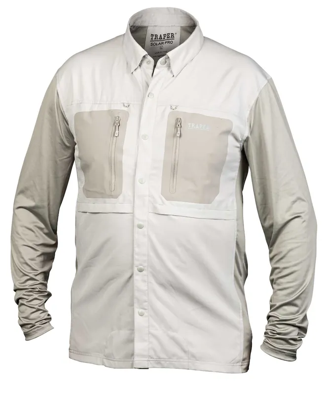 Traper Solar Pro UPF 50+ Fishing Shirt Sonnenschutz light olive- XL