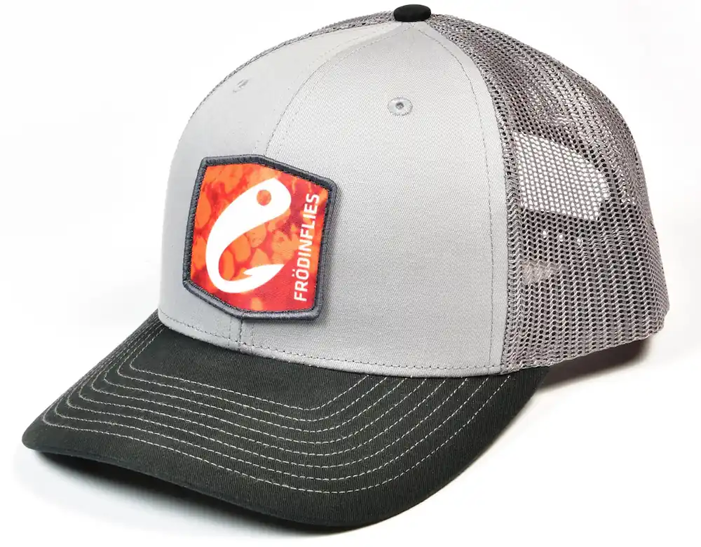 Frödin Logo Trucker Hat Cap black grey-