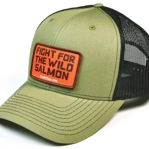 Frödin Free Wild Salmon Trucker Hat Cap loden black-