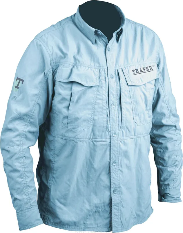 Traper Montana Guide Fishing Shirt light navy- M