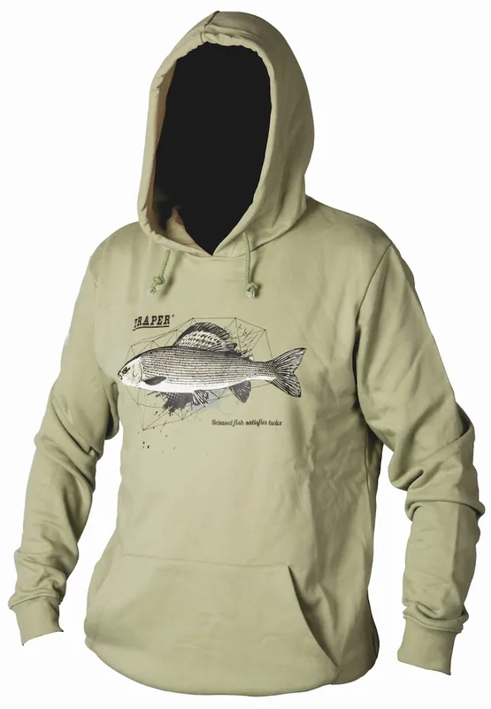 Traper Grayling Hoody olive green- M