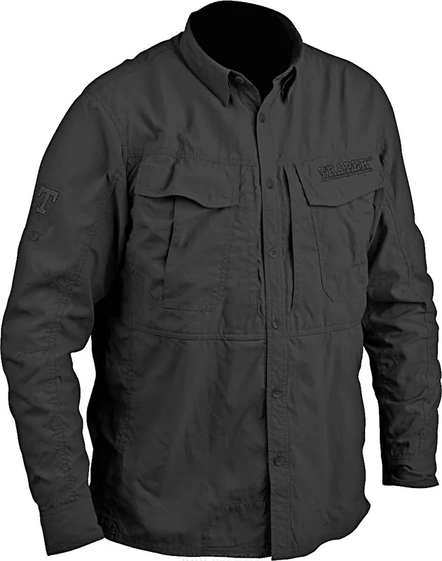 Traper Montana Guide Fishing Shirt black- M