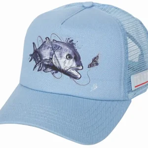 Traper Art Cap GT Giant Travelly blue Hat Kappe-