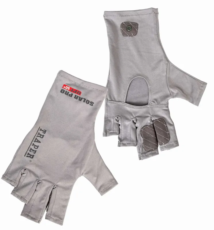 Traper Solar Pro UPF 50+ Sunglove Handschuh light grey Sonnenschutz- M