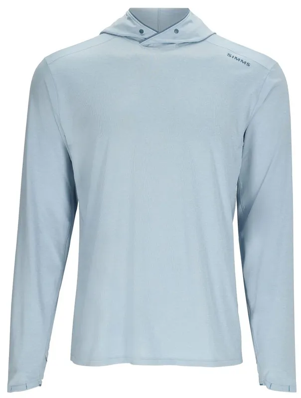 Simms Solarflex Hoody Langarmhemd steel blue heather- XXL
