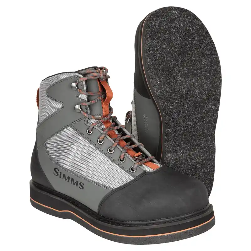 Simms Tributary Boot Watschuh mit Filzsohle striker grey-