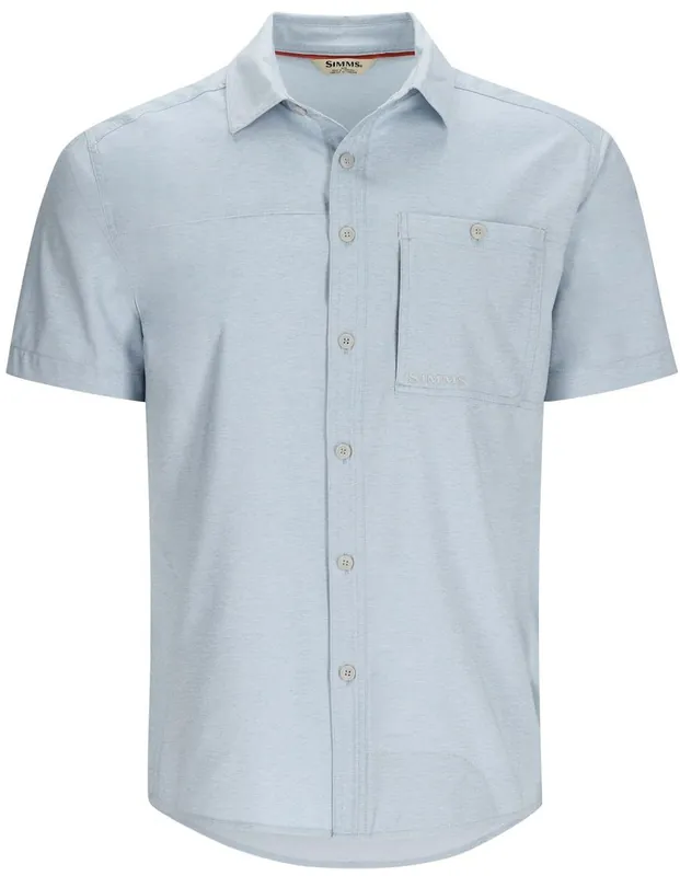 Simms Challenger SS Shirt Hemd steel blue- M