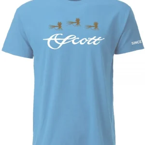 Scott 3 Adams on T-Shirt lt. blue- S