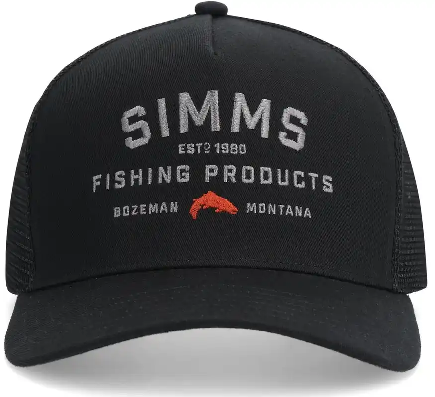 Simms Double Haul Trucker Cap Schirmmütze black-