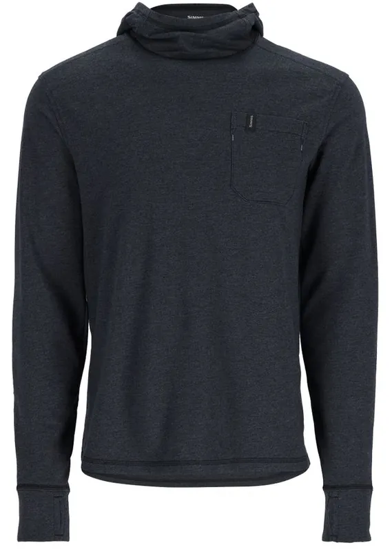 Simms Henry's Fork Hoody Pullover black heather- S