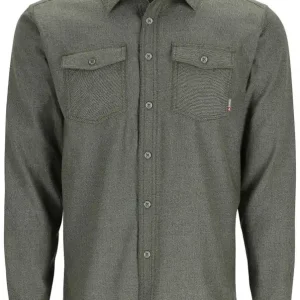 Simms Shoal Flannel Shirt Hemd riffle green- L
