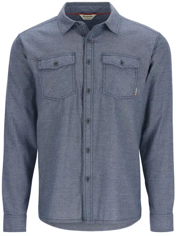 Simms Shoal Flannel Shirt Hemd midnight- XL
