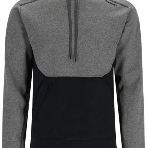 Simms CX Hoody Kapuzenpullover steel heather/black heather- XXL