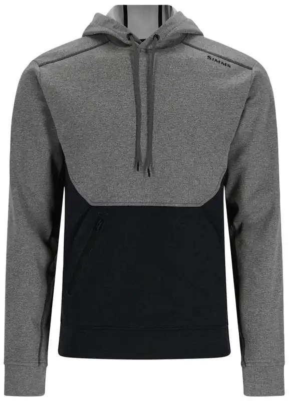 Simms CX Hoody Kapuzenpullover steel heather/black heather- XXL