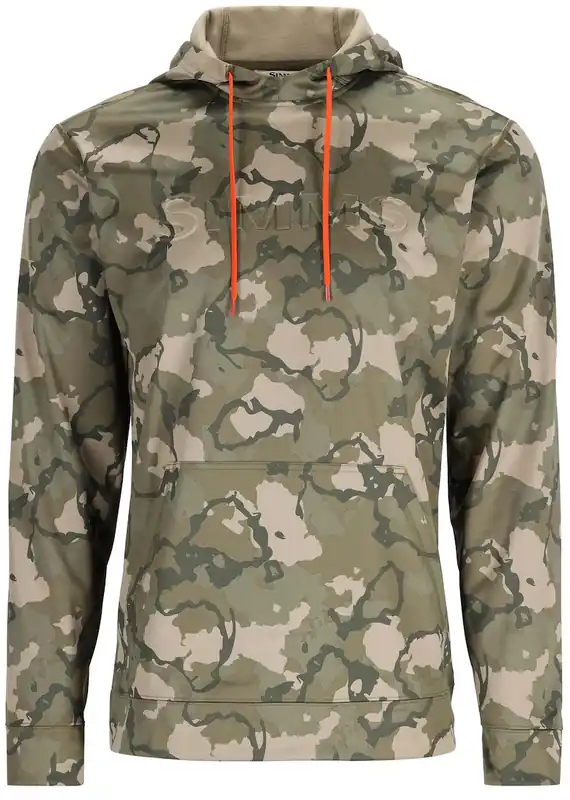 Simms Challenger Hoody Kapuzenpullover regiment camo olive drab- XL