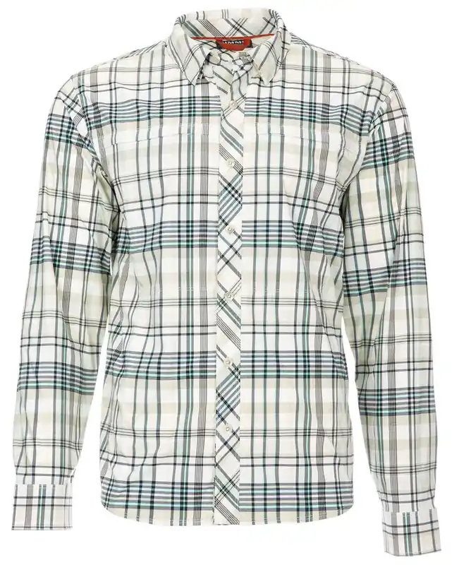 Simms Bugstopper Shirt Langarmhemd foliage madras plaid Insektenschutz- S