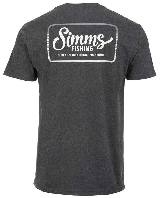 Simms Two Tone Pocket Tee T-Shirt charcoal heather- XL