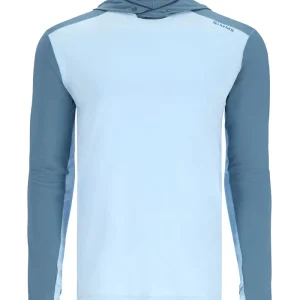 Simms Bugstopper Solarflex Hoody Langarmhemd sky/neptune- 3XL