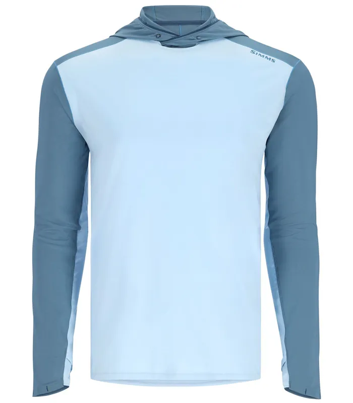Simms Bugstopper Solarflex Hoody Langarmhemd sky/neptune- 3XL