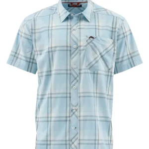 Simms Outpost SS Shirt Hemd mist plaid-