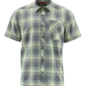Simms Outpost SS Shirt Hemd storm plaid-