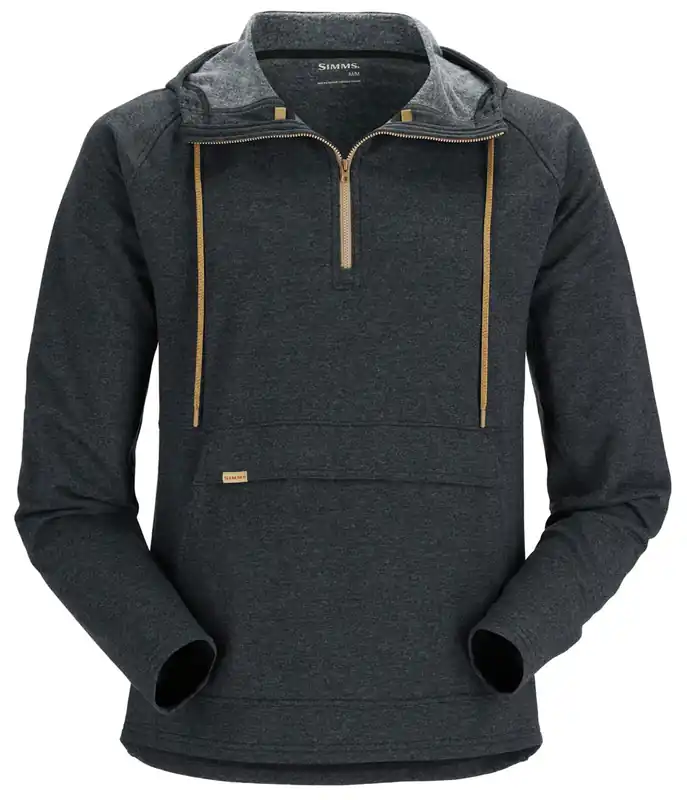 Simms Vermilion Hoody Kapuzenpullover black heather- S