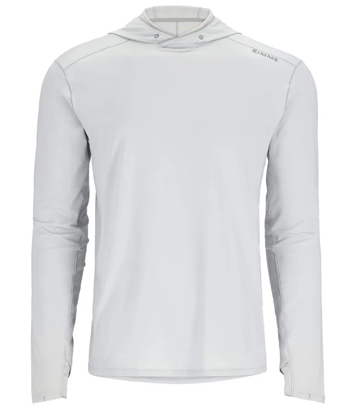 Simms Solarflex Hoody Langarmhemd sterling- 3XL
