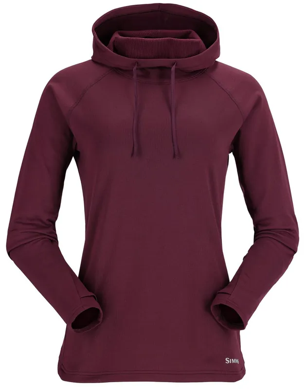 Simms W's Heavyweight Baselayer Hoody mulberry- S