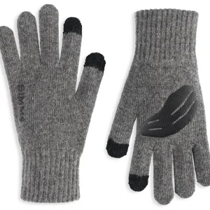 Simms Wool Full Finger Glove Handschuh steel- S/M