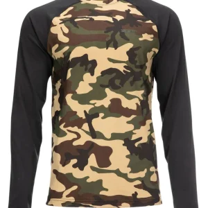 Simms Lightweight Baselayer Top cx woodland camo-                                                                                                                                                                                                                        S