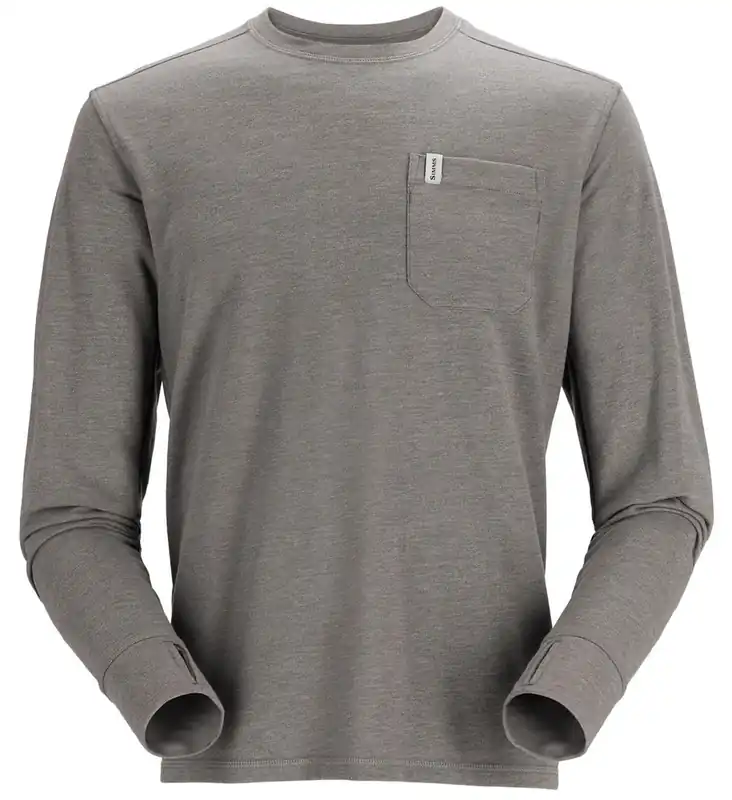 Simms Henry's Fork Crew Pullover steel heather- 3XL