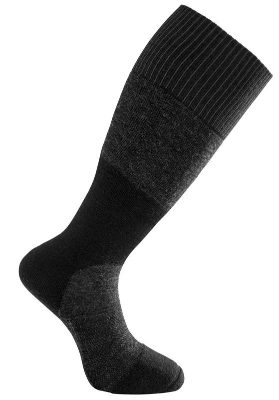 Woolpower Socks Skilled Classic Knee-High 400 Socken dark grey/black- 45-48