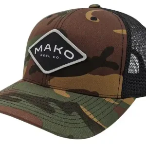 Mako Reel Co. Trucker Hat Cap Schirmmütze camo green-
