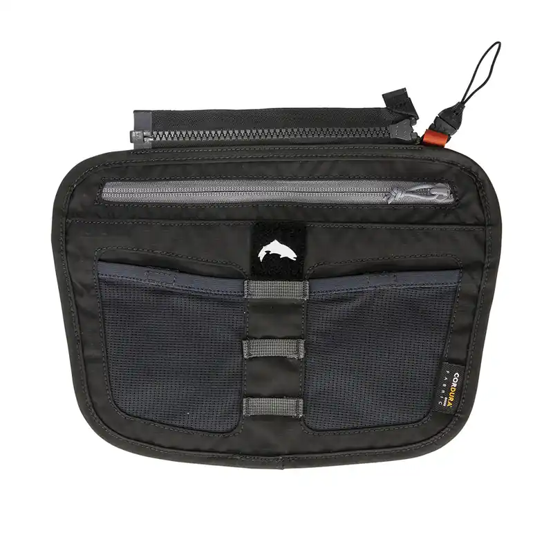 Simms Zip-In Tippet Tender Pocket carbon Tasche-