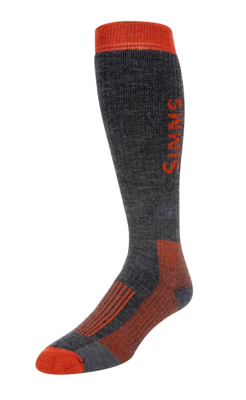 Simms Merino Midweight OTC Sock Watsocken carbon-