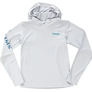 Simms Kid's Solar Tech Hoody Langarmhemd sterling-
