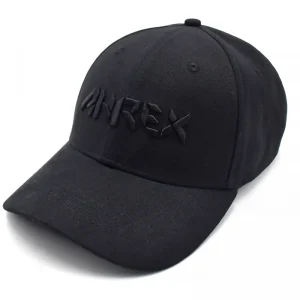 Ahrex Bold Script Cap Schirmmütze black on black-