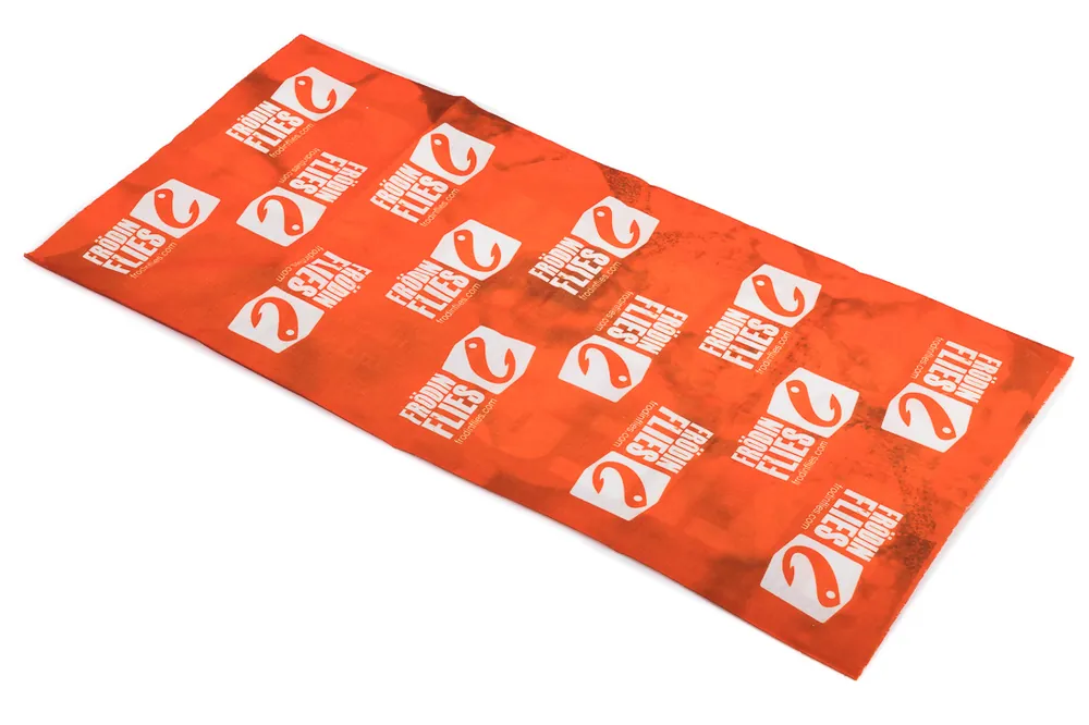 Frödin Flies Neck Tube Orange Kopf- und Mulitfunktionstuch-
