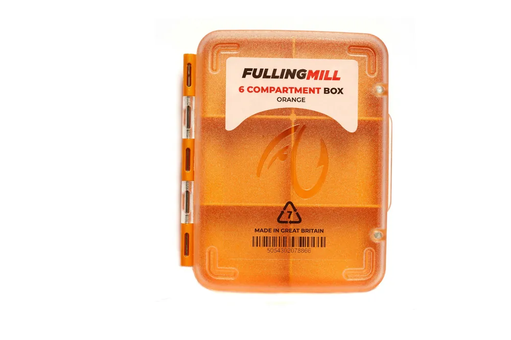 Fulling Mill 6 Compartments Box Orange-