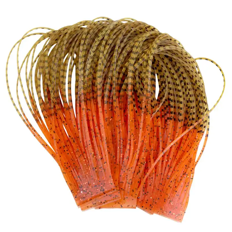 Wapsi Barred Fire Tip Sili Legs - Grizzly Gummibeine-