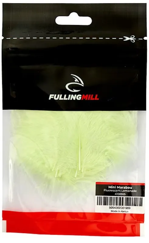 Fulling Mill Mini Marabou Black 36 Feathers-