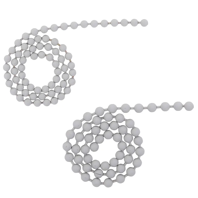 Hareline Bead Chain Chicone's Stealth Chain Kugelkettenaugen Gray Paint- 3,2 mm