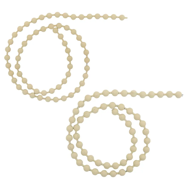 Hareline Bead Chain Chicone's Stealth Chain Kugelkettenaugen Pale Tan- 3,2 mm