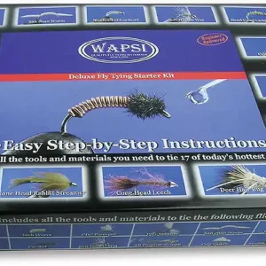 Wapsi Deluxe Fly Tying Starter Kit Fliegenbinde-Set für Anfänger-