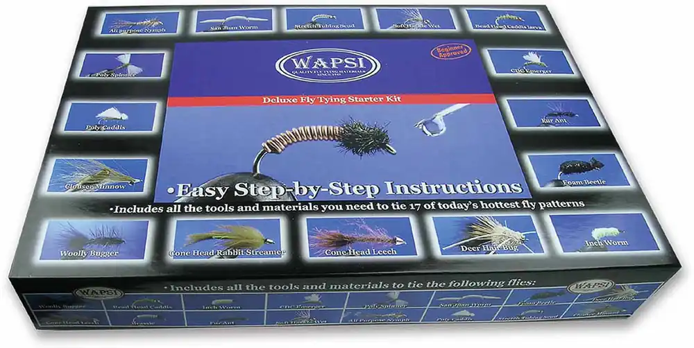 Wapsi Deluxe Fly Tying Starter Kit Fliegenbinde-Set für Anfänger-